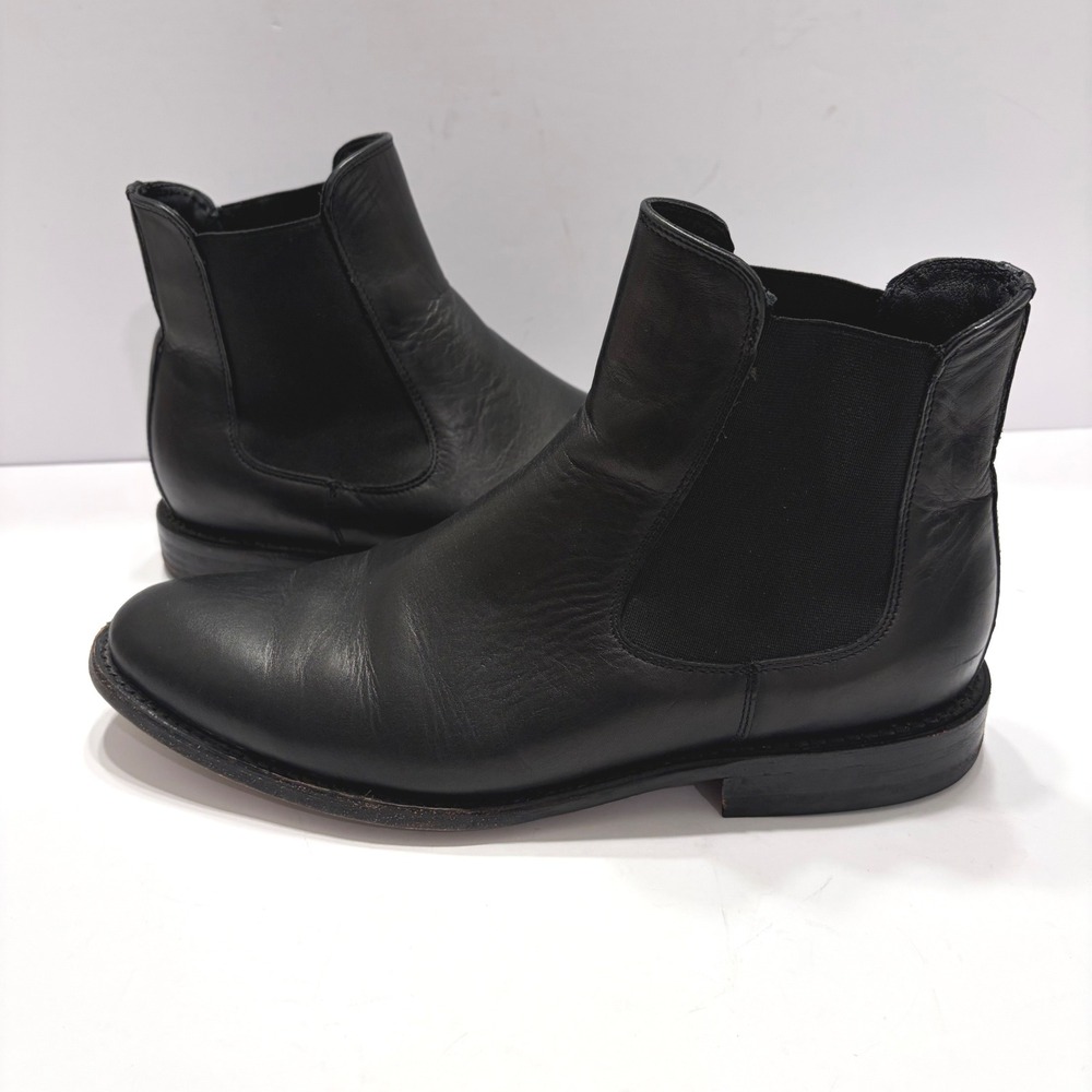 Thursday Boot Co. Cavalier Black Leather Chelsea Boots Mens Sz 10 Goodyear Welt